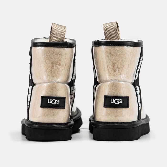 Женские зимние UGG Classic Clear Mini с мехом угги жіночі зимові уггі