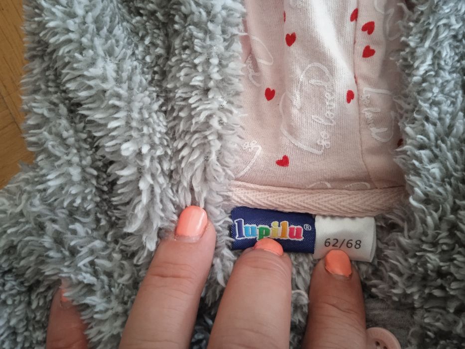 Szara bluza dziewczęca