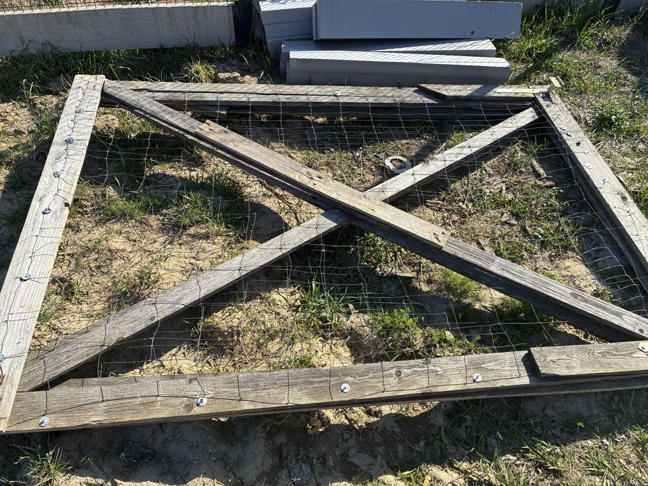 Brama budowlana tymczasowa