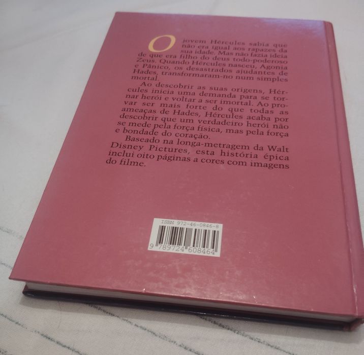 Livro Juvenil Hércules Disney Original Novo