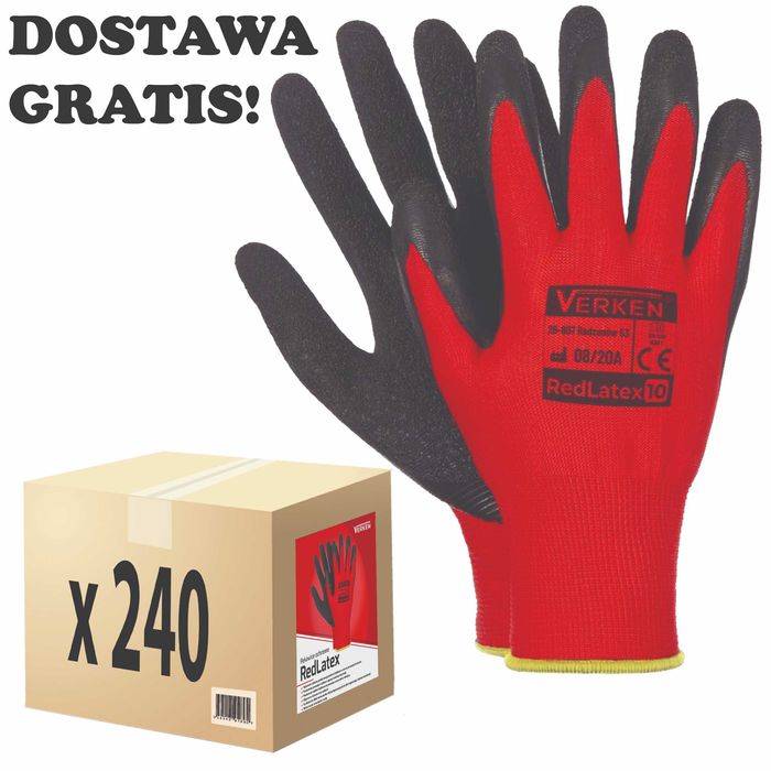 Rękawice Robocze Ogrodowe Rękawiczki Budowlane Wampirki S M L XL BHP