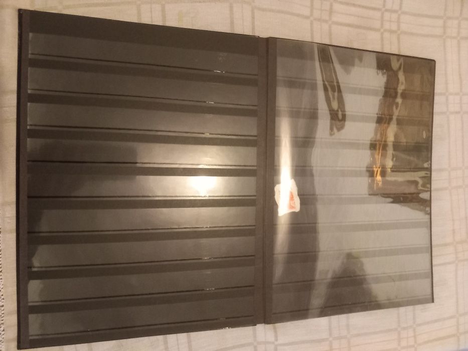 Expositor e selos Filatelia