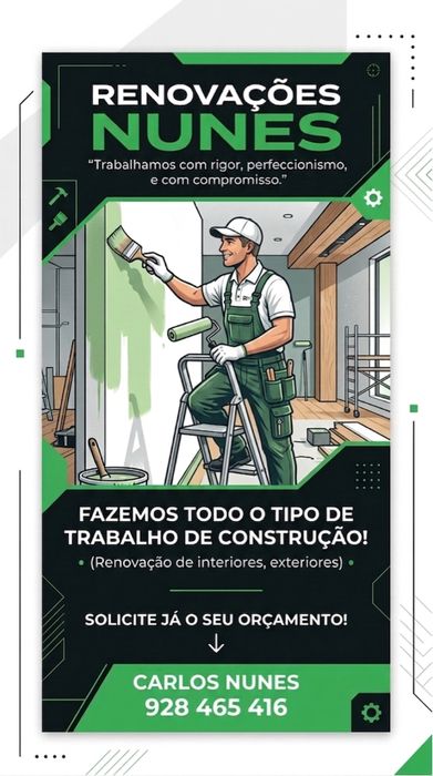 Fazemos todo o tipo de trabalho de construção!