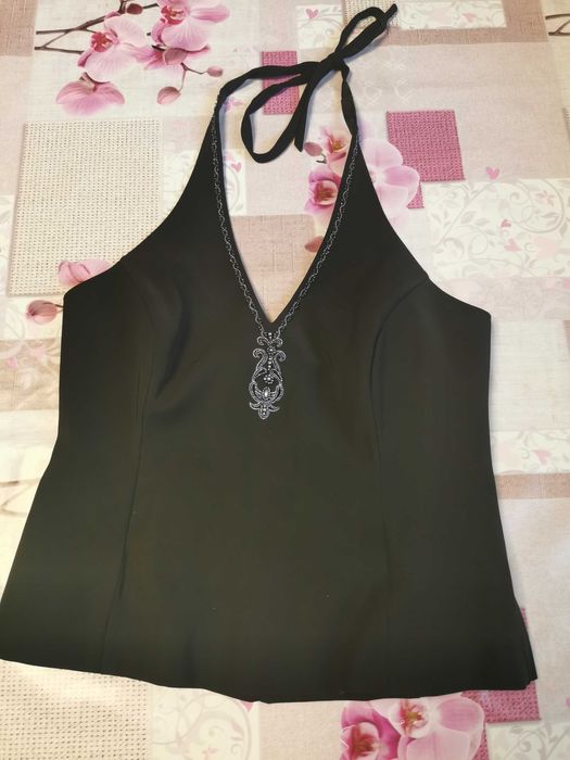 Gorset elegancki czarny