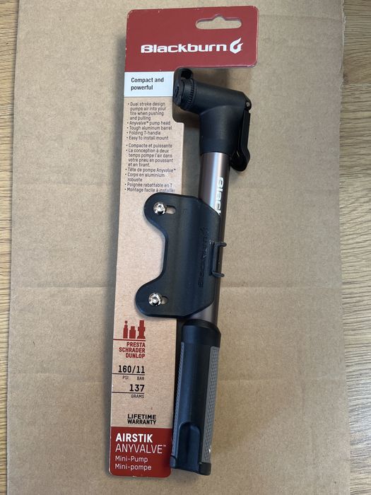 Pompka rowerowa blackburn airstik mini pump gravel presta schrader