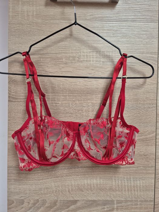 Biustonosz Hunkemoller Private Collection 75C czerwony