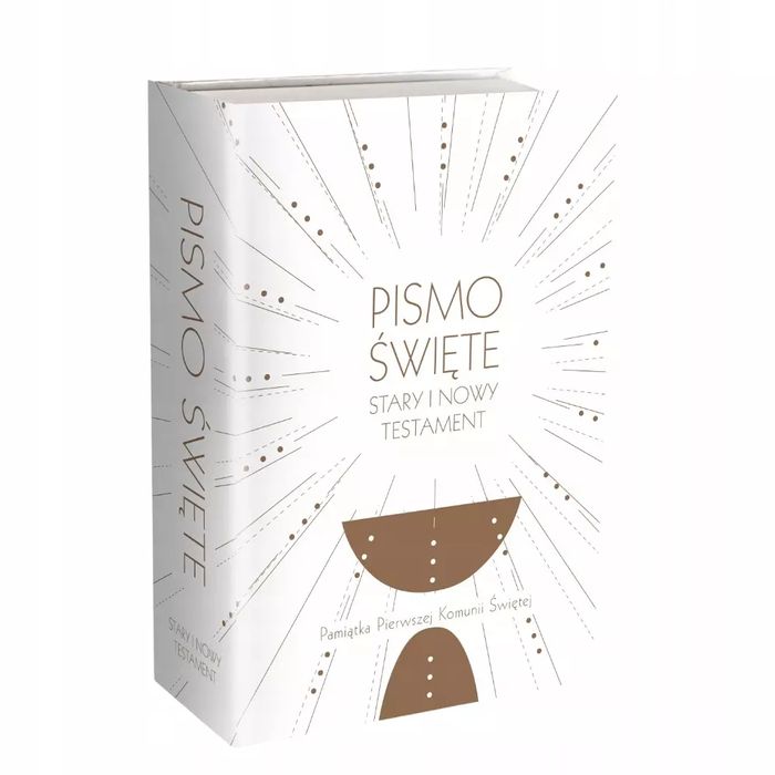 Biblia Poznańska. Stary i Nowy Testament. Pamiątka I Komunii Świętej. Wydawnictwo Św. Wojciecha. Nowy Produkt