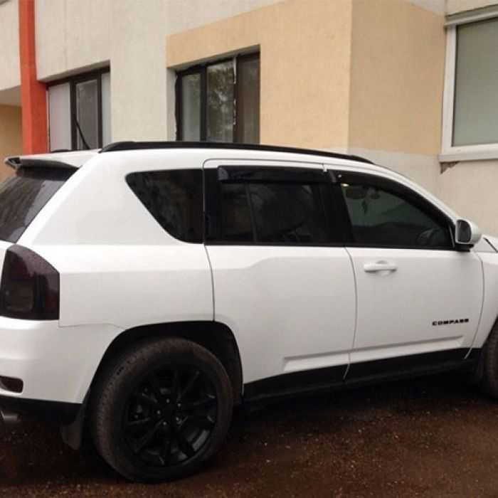 Дефлекторы окон (ветровики )  JEEP COMPASS 2013-2016