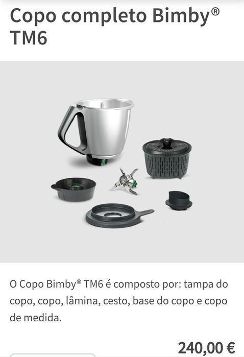 copo bimby tm6 selado
