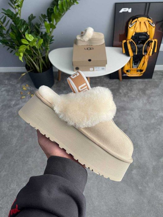 UGG Funkette Slipper Platform Sand | уггі уги угі