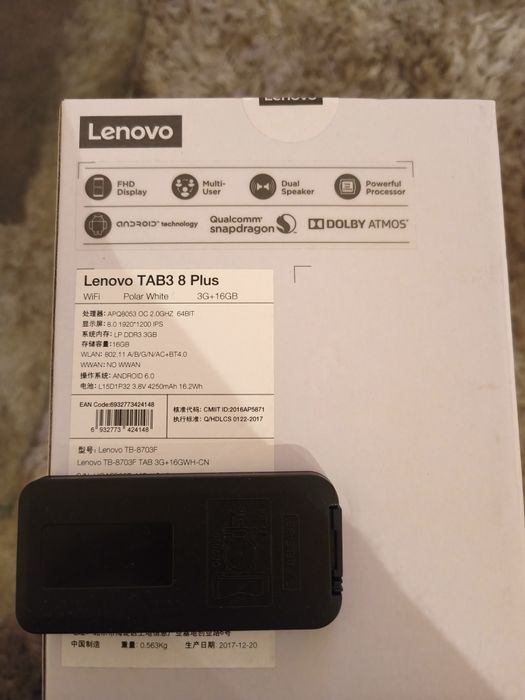 Tablet Lenovo TAB3 8 Plus