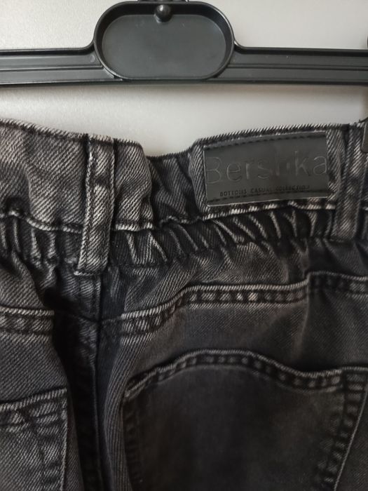 Szerokie spodnie jeansowe Bershka XS