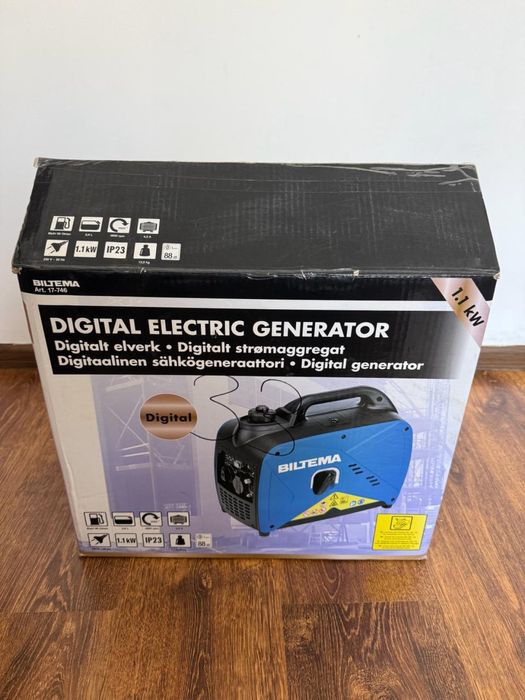 Новий інверторний генератор Biltema 1.1 кВт Швеція