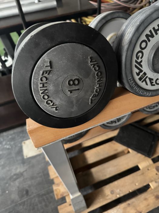 Halteres ginásio / musculação Technogym