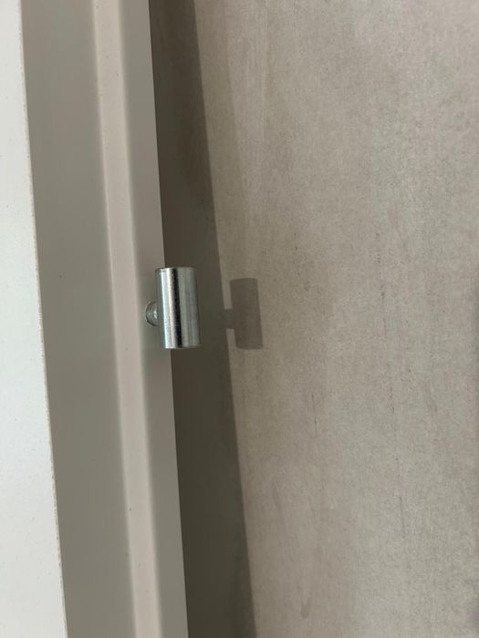 Drzwi pokojowe białe, skrzydło drzwiowe 80 cm z klamką