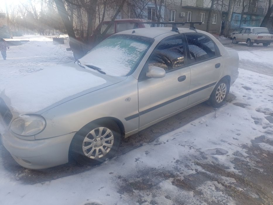 Дэу Ланос  на ходу