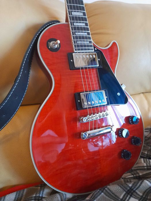 Epiphone Les paul Custom figured transparent red