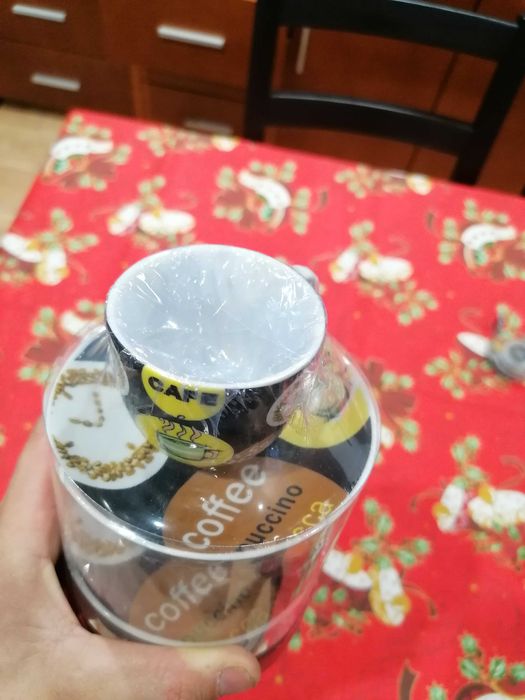 Conjunto de duas chávenas de café