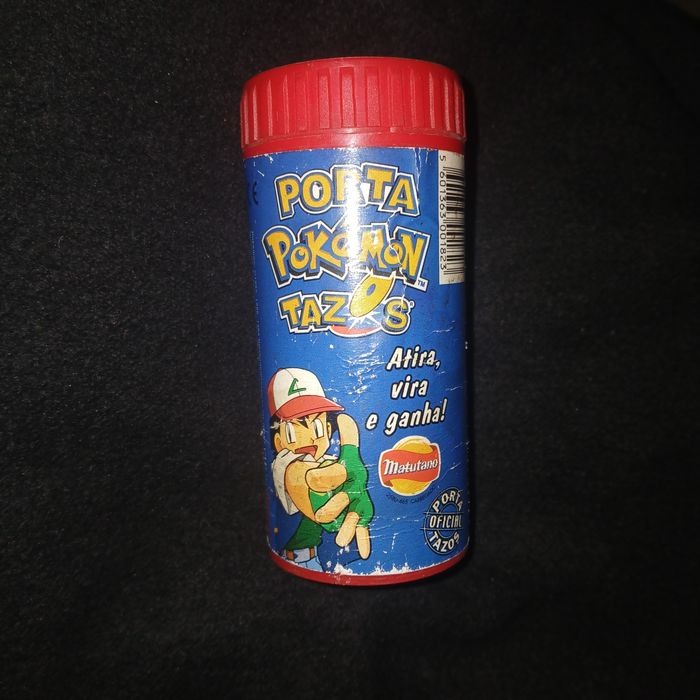 Caderneta + Porta tazos Pokémon