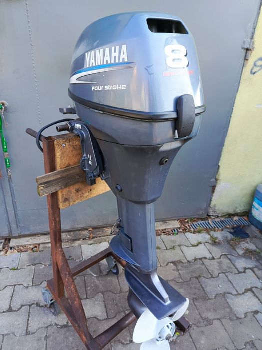 silnik zaburtowy YAMAHA 8 KM stopa L uciągowa,rozrusznik,pod manetkę