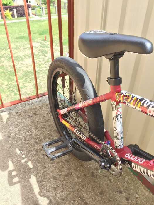 Customowy BMX 100% Cr-Mo 4130 w idealnym stanie