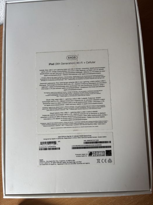 iPad 9 (Ecrã 10'') 64GB Wi-Fi + 4G LTE Space Gray + Apple Pencil + Capa Spigen