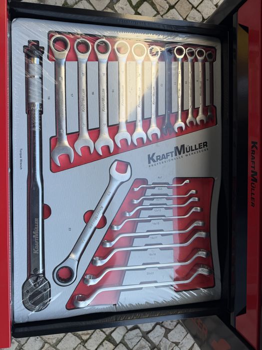 Carrinho de Ferramentas 7/7 Gavetas Cheias