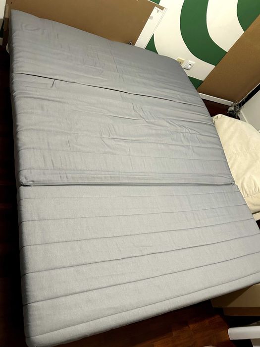 Sofá-Cama LYCKSELE LÖVÅS + Resguardo + Caixa de arrumação