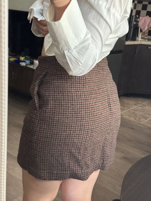 вовняна спідниця uniqlo