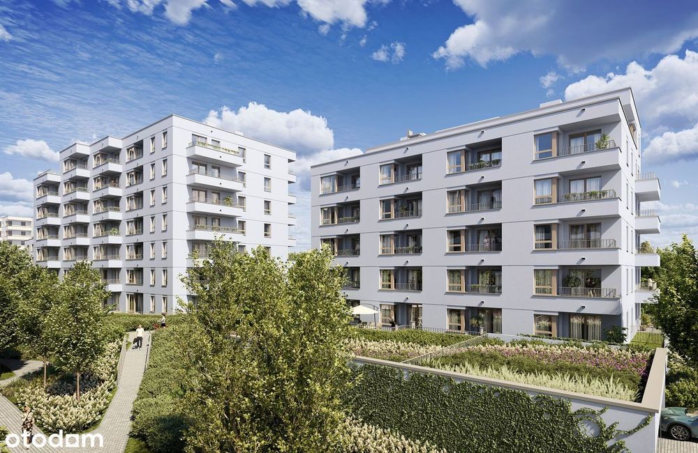 3-pokojowe mieszkanie 58m2 + balkon