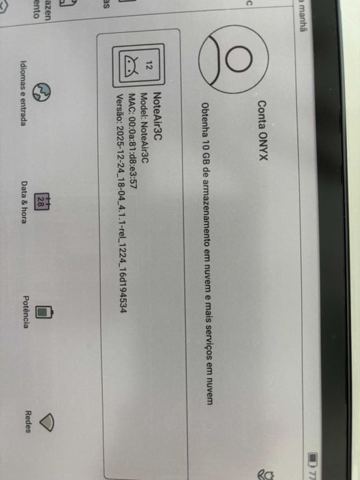 Tablet Onyx Boox Air 3C + Cover