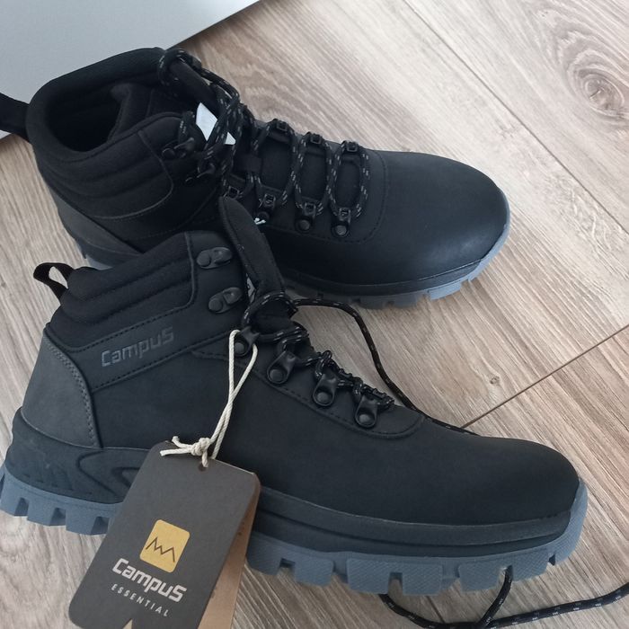 Campus- męskie buty czarne-42- nowe