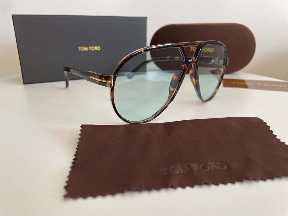 Okulary Tom Ford Miętowa soczewka