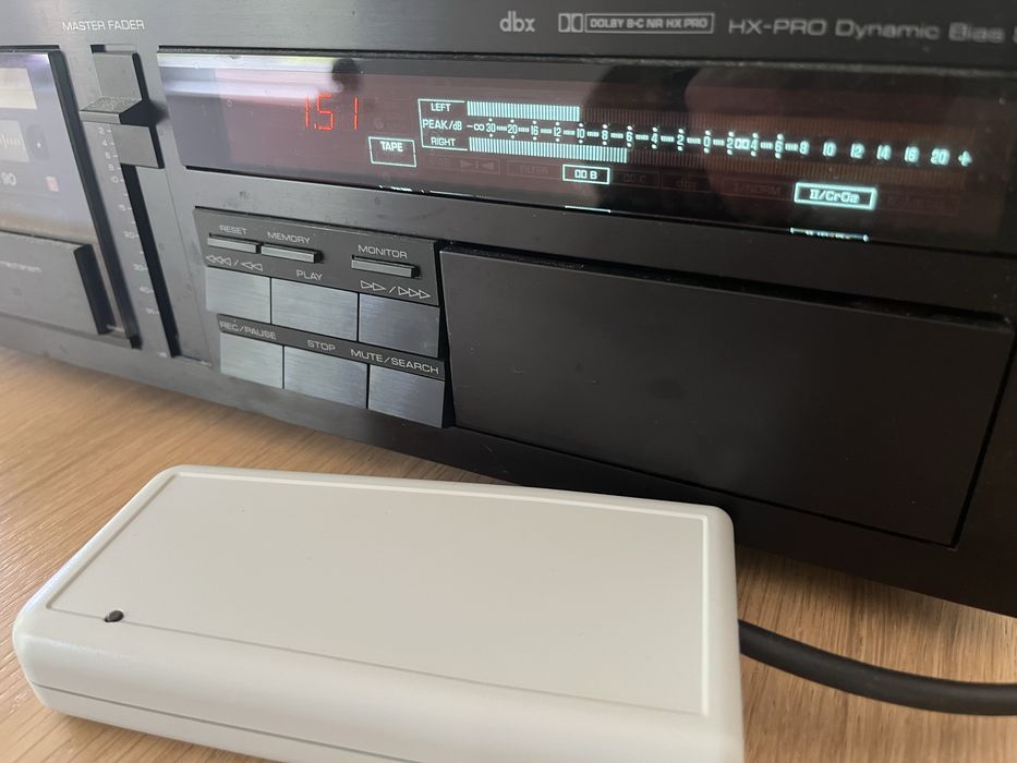 Magnetofon Deck Yamaha K-1020/K-520 zdalne sterowanie RC IR