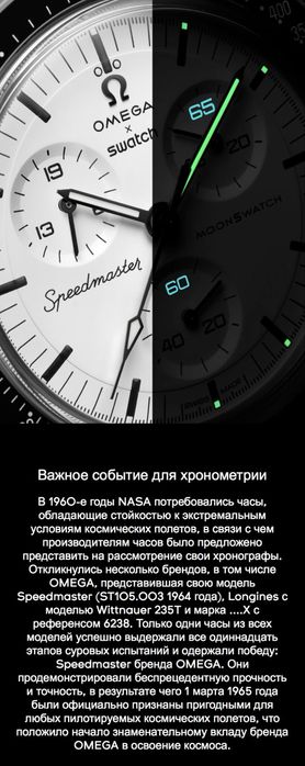 Omega swatch MOONSWATCH 1965