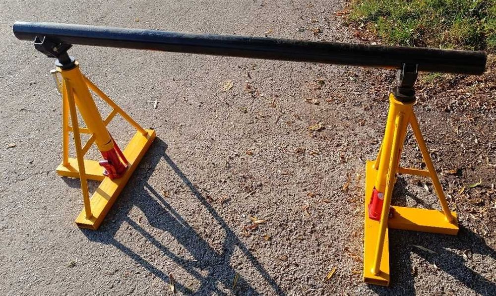 Stojak na bęben kablowy podnośnik bębnów 3 tony