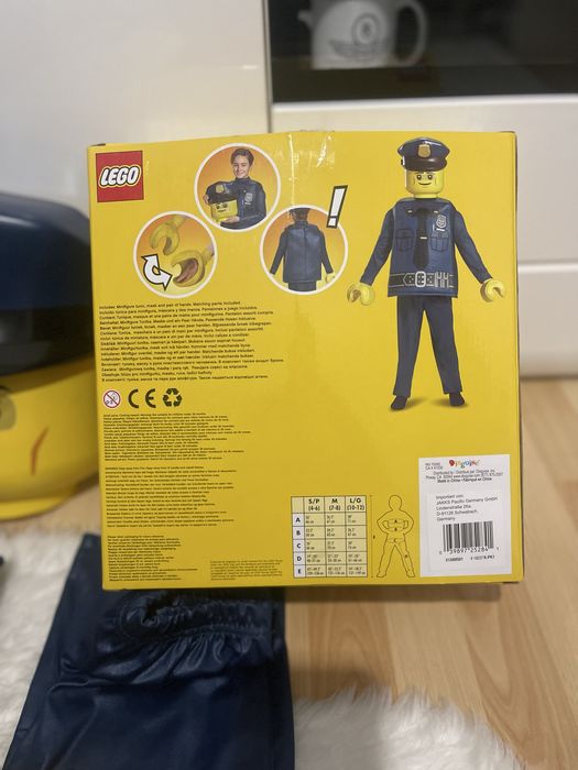 Lego-Policjant Strój Karnawałowy  7-8 lat