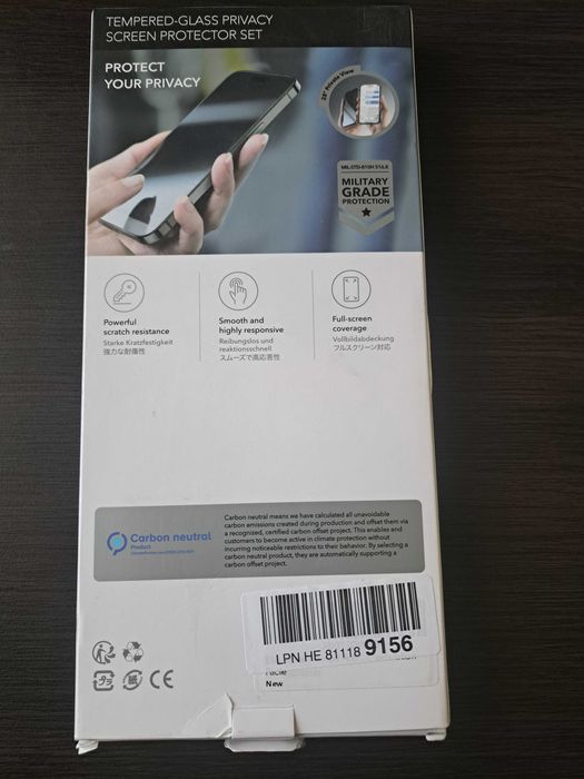 Folia ochronna ze szkła hartowanego ESR iPhone 15 Pro