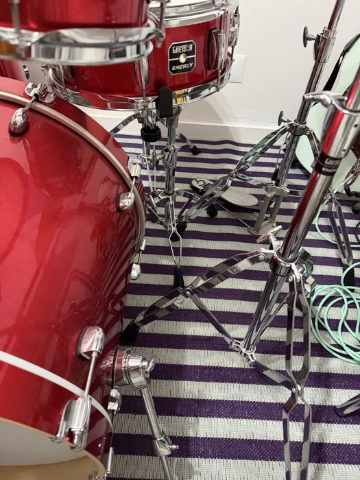 Bateria gretsch energy studio vermelha