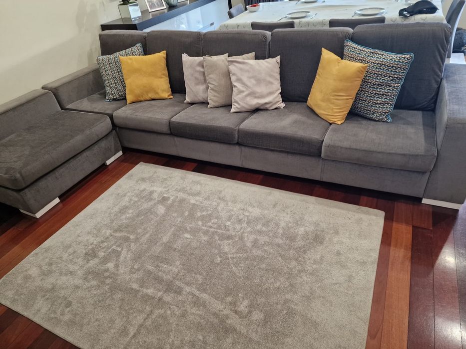 Sofá Cinza 3,4m com Chaise