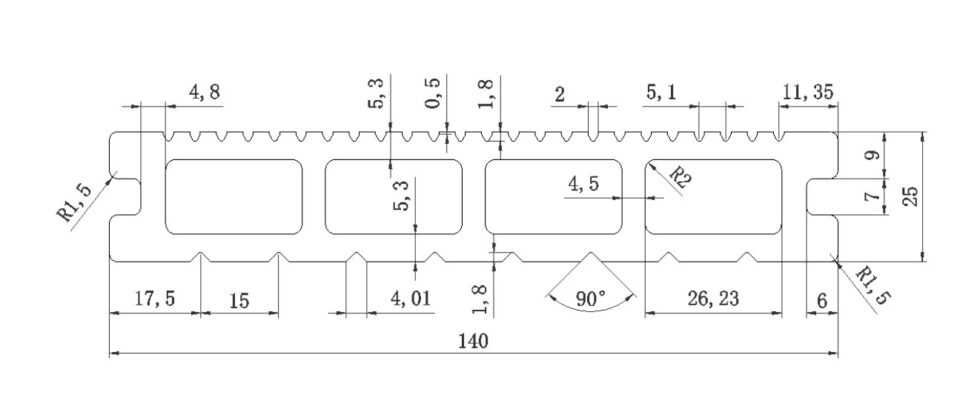 Deska tarasowa kompozytowa WPC