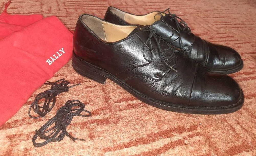 Классические мужские туфли Bally, кожа, р. 44,5 стелька 29 см