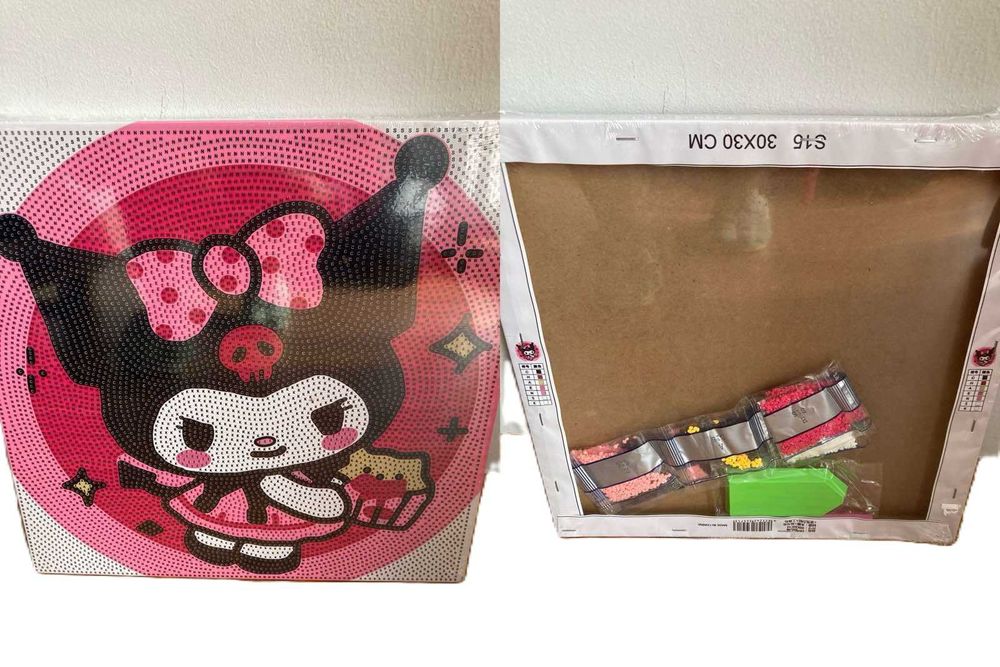 mozaika diamentowa 30x30 cm | zestaw do malowania diamentami