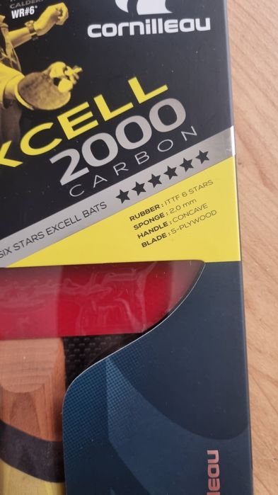 Rakietka do tenisa stołowego CORNILLEAU EXCELL 2000 Carbon