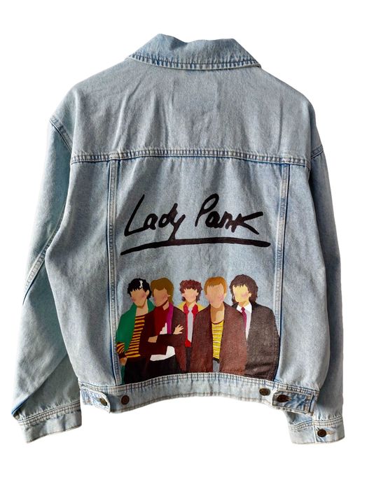 Custom kurtka jeansowa Lady Pank