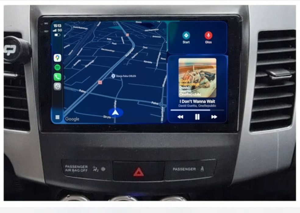 Radio Android + Monitory w zagłówkach* Peugeot 4007