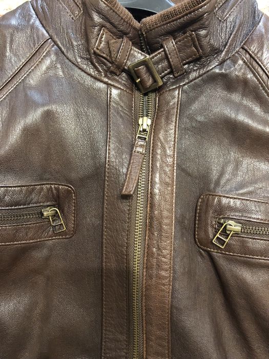 Кожаная куртка мужская