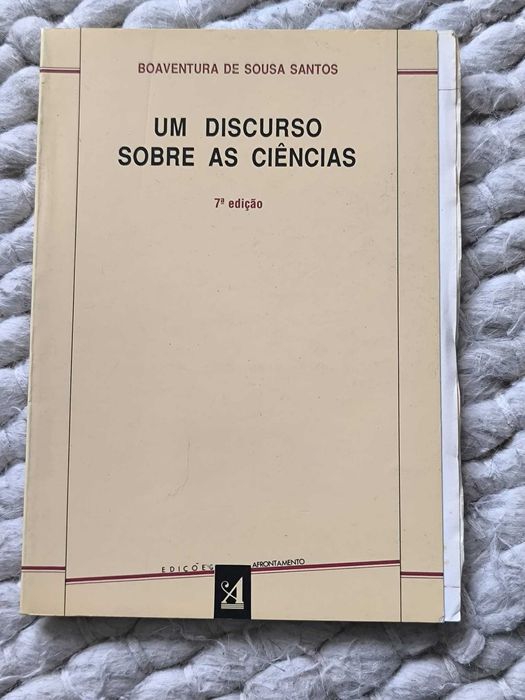 Um Discurso Sobre as Ciências
de Boaventura de Sousa Santos