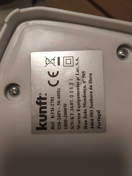 *OPORTUNIDADE* 3 aquecedores: 2 ventiladores 2000w + 1 halogéneo 1200w