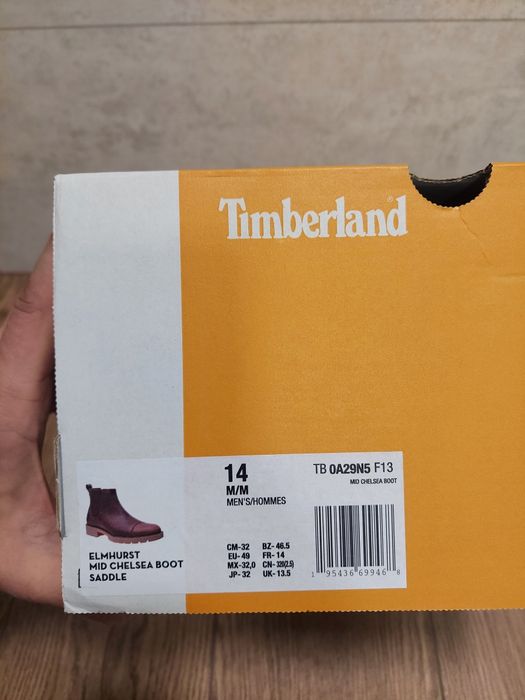 Buty sztyblety Timberland Elmhurst Chelsea Basic rozmiar 49